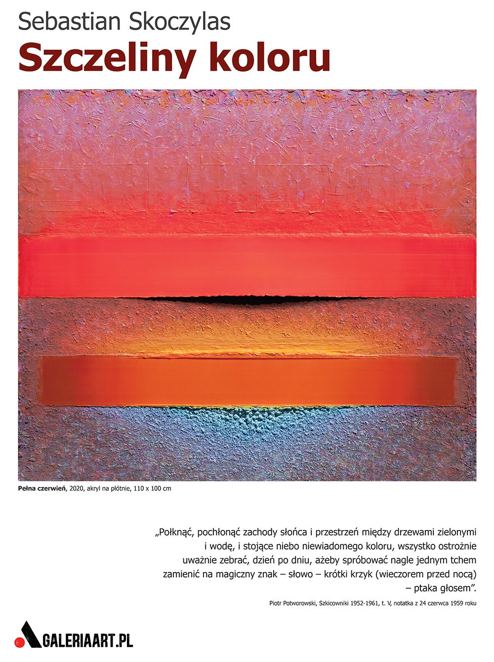 Sebastian Skoczylas. Crevices of Colour