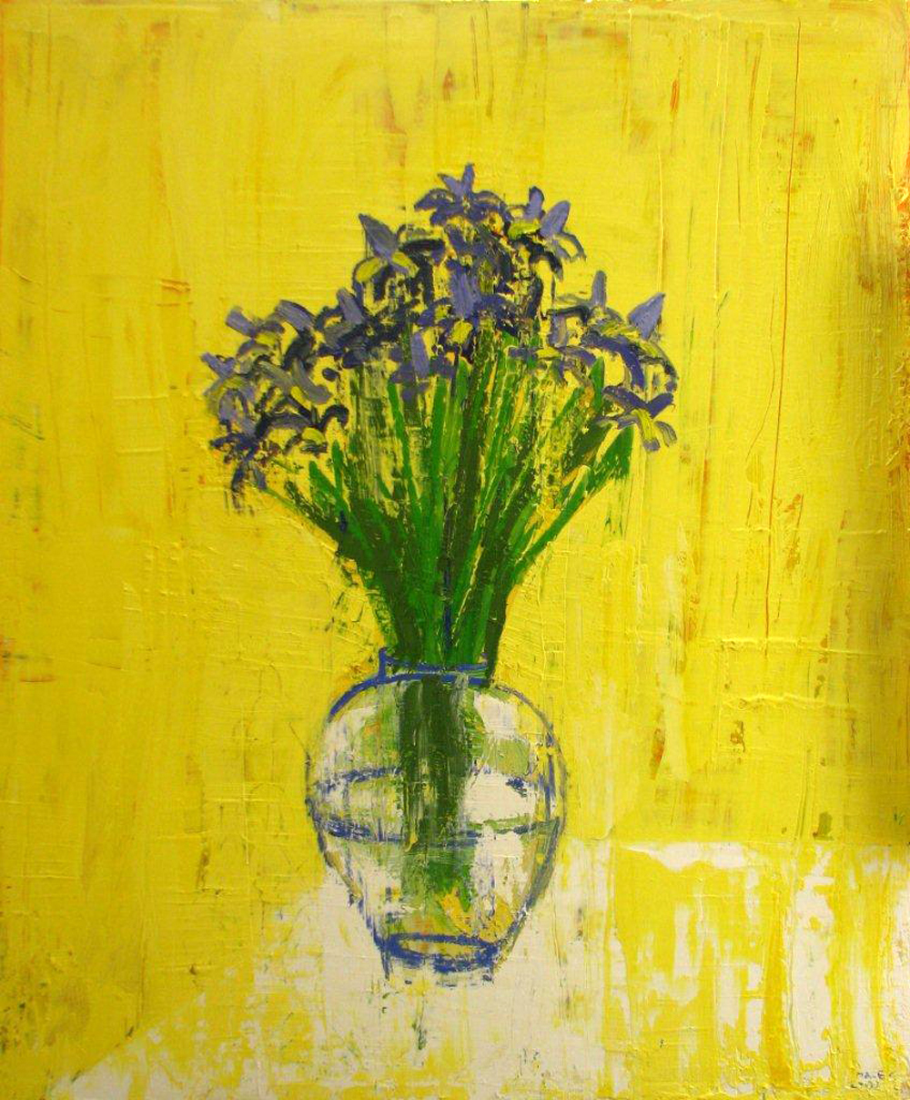 Jacek Łydżba - Flowers (Oil on canvas | Größe: 105 x 125 cm | Preis: 7000 PLN)