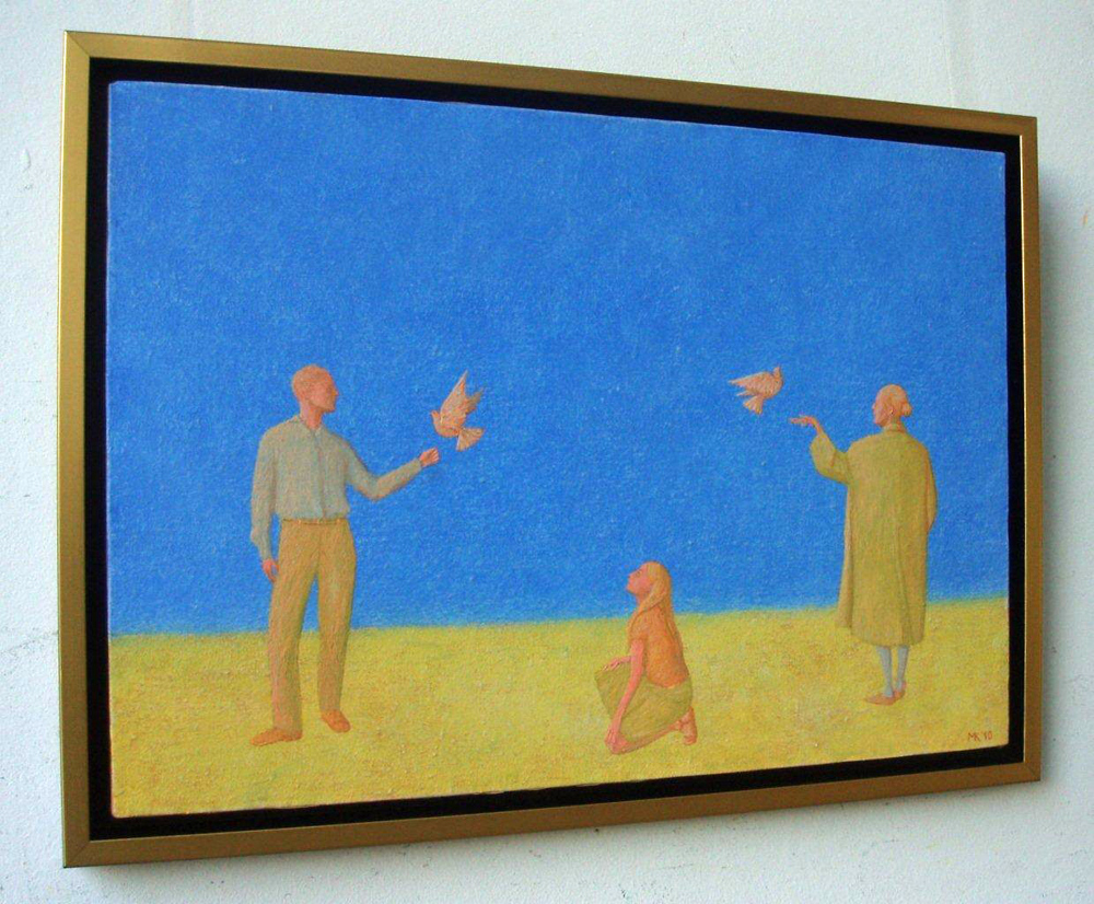 Mikołaj Kasprzyk - Birds (Oil on canvas | Size: 60 x 43 cm | Price: 3300 PLN)