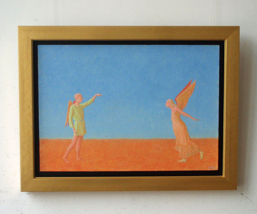 Mikołaj Kasprzyk - Flying study (Oil on canvas | Wymiary: 66 x 50 cm | Cena: 3800 PLN)