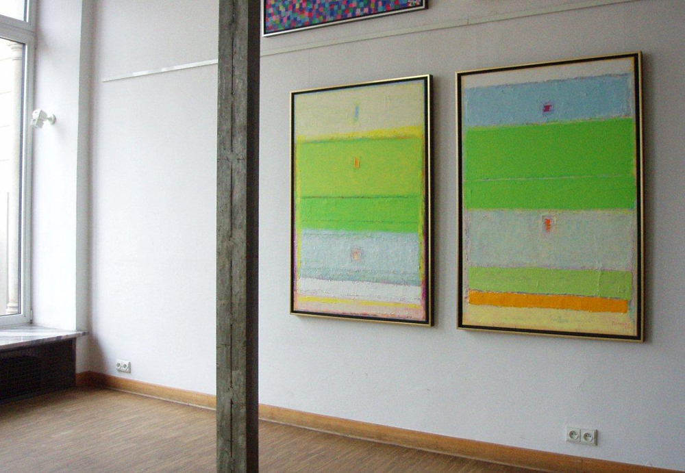 Sebastian Skoczylas - Gaps in the colour (Oil on canvas | Größe: 95 x 135 cm | Preis: 4000 PLN)