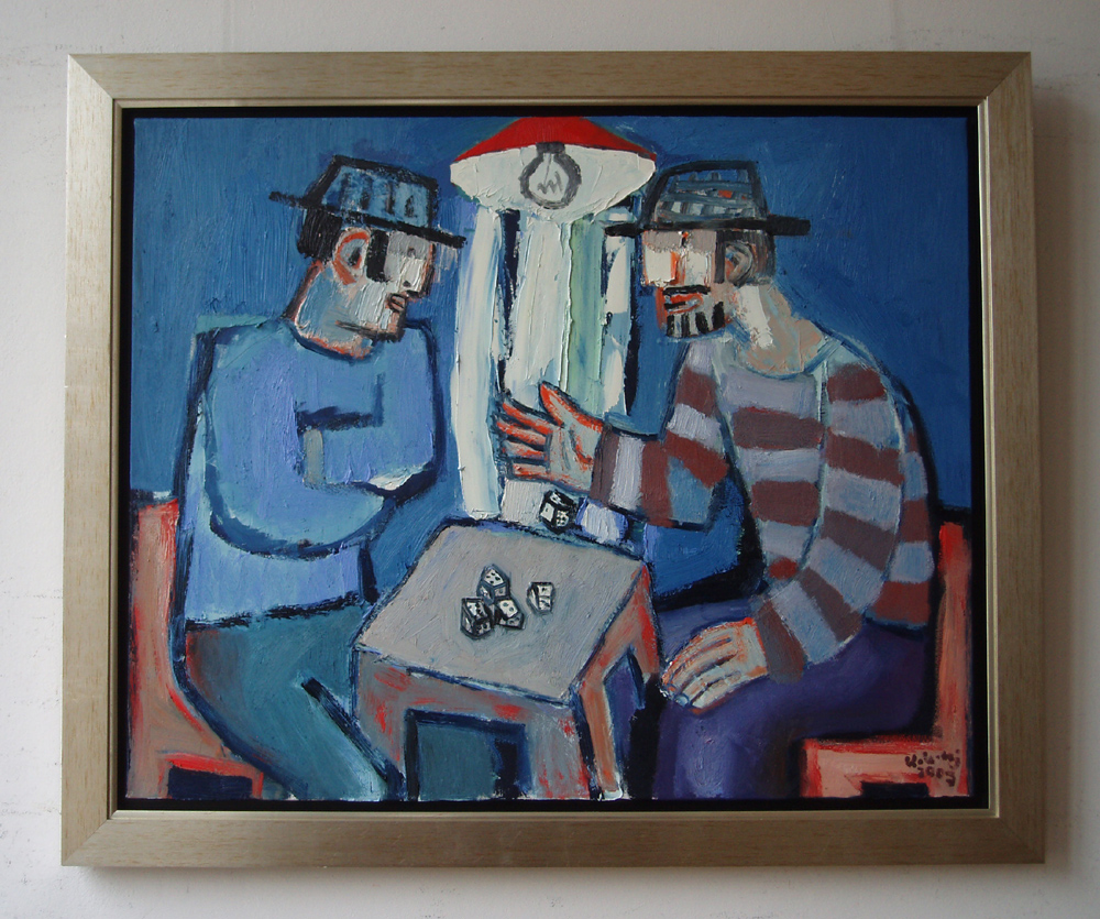 Krzysztof Kokoryn - Dice (Oil on Canvas | Wymiary: 115 x 96 cm | Cena: 8500 PLN)