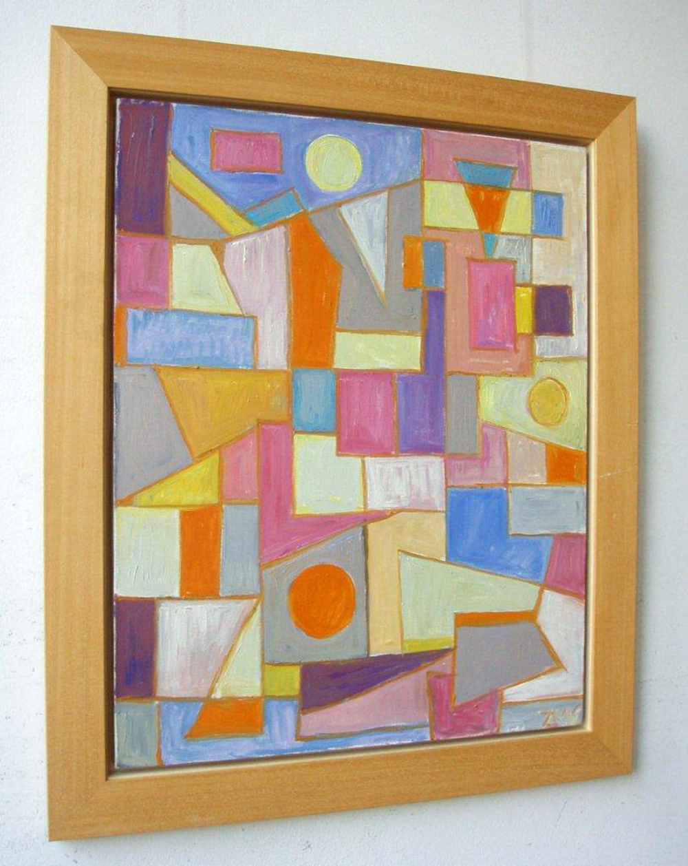 Zofia Matuszczyk-Cygańska - Composition (Oil on canvas | Wymiary: 81 x 97 cm | Cena: 8500 PLN)