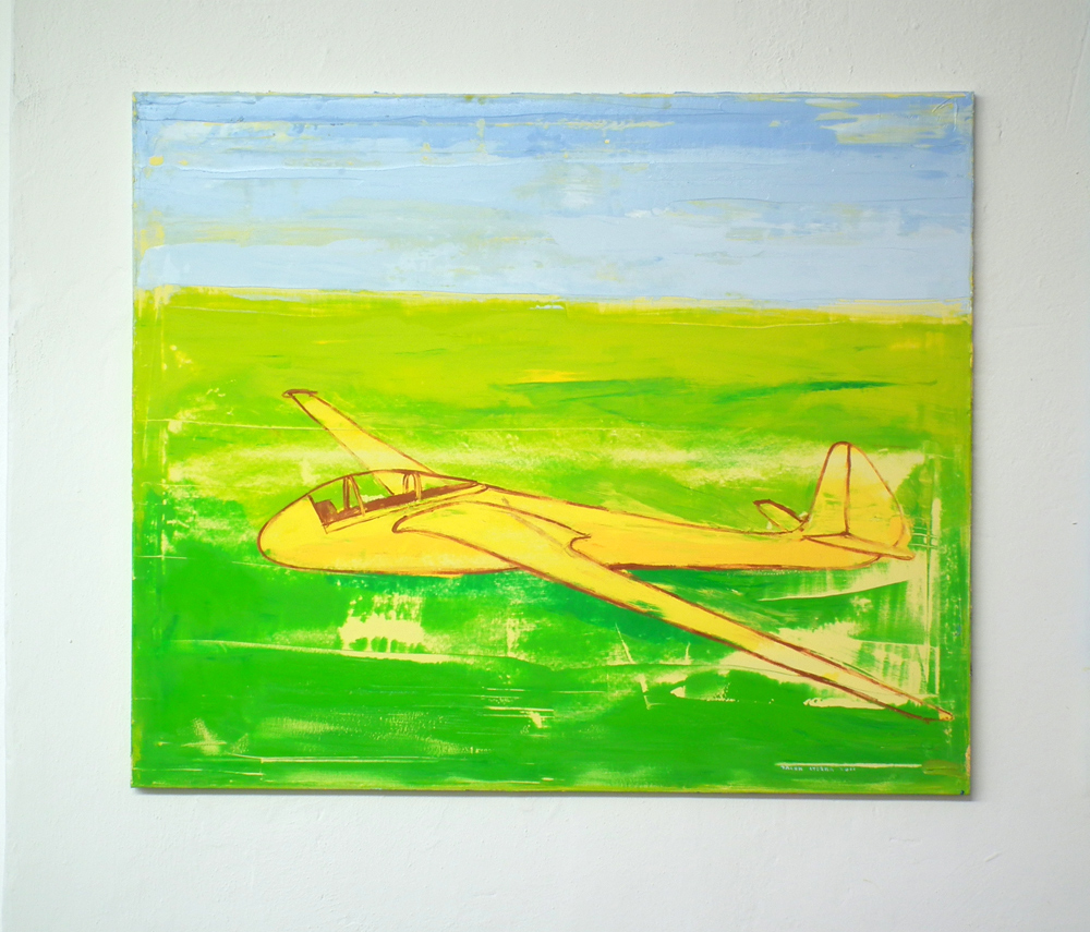 Jacek Łydżba - Glider (Oil on Canvas | Size: 120 x 100 cm | Price: 7000 PLN)