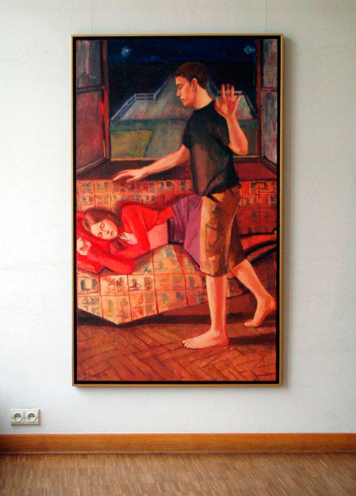 Katarzyna Karpowicz - Dream in silence (Oil on Canvas | Size: 106 x 76 cm | Price: 8500 PLN)