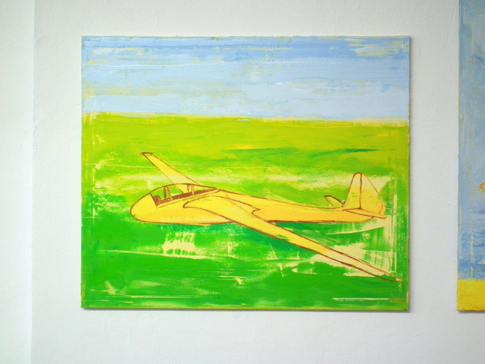Jacek Łydżba - Glider (Oil on Canvas | Size: 120 x 100 cm | Price: 7000 PLN)