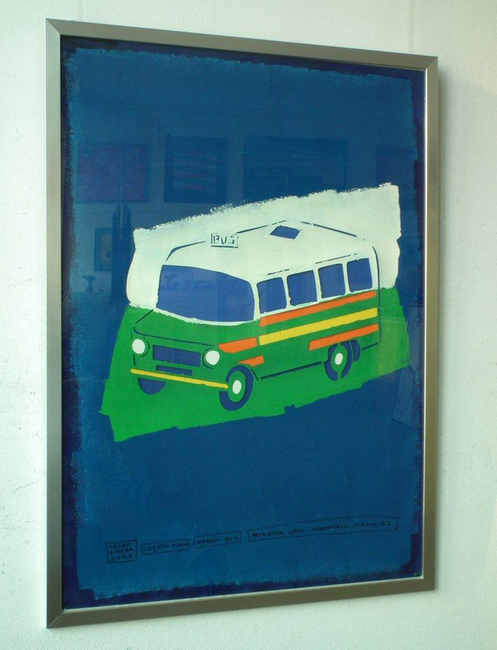 Jacek Łydżba - Microbus (Paper cut | Size: 75 x 105 cm | Price: 2500 PLN)