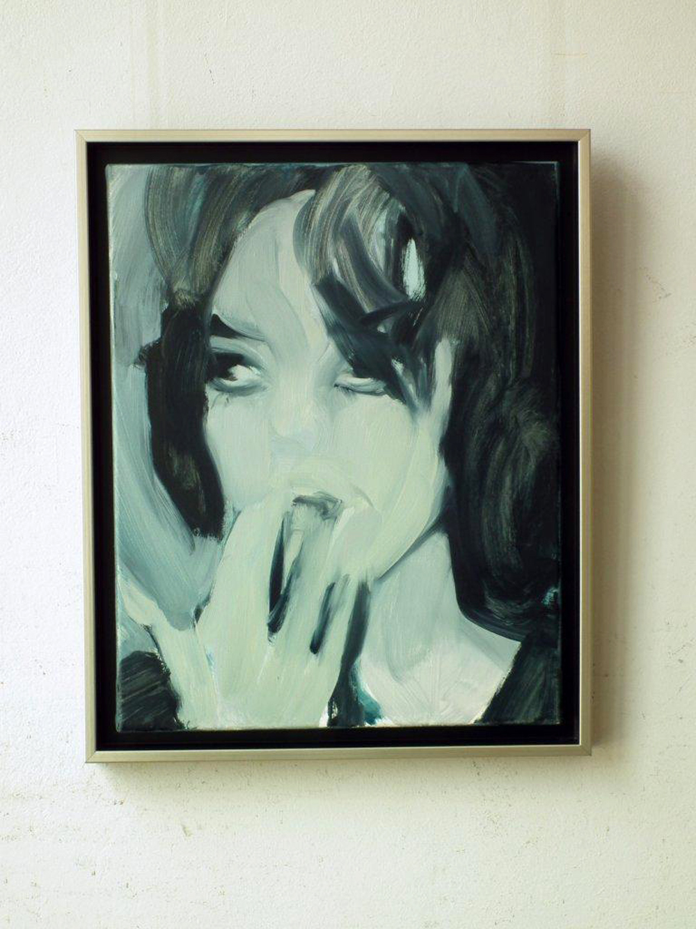 Katarzyna Swinarska - Chick (Oil on Canvas | Größe: 43 x 54 cm | Preis: 5000 PLN)