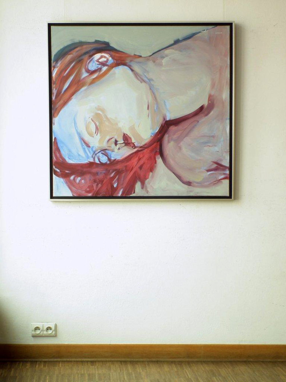 Katarzyna Swinarska - Dreaming (Oil on Canvas | Wymiary: 110 x 105 cm | Cena: 7000 PLN)