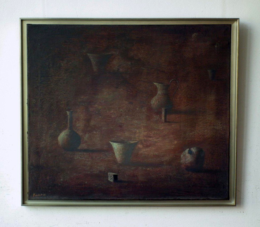 Łukasz Huculak - Tea in Herculaneum (Oil on Canvas | Größe: 81 x 70 cm | Preis: 5500 PLN)
