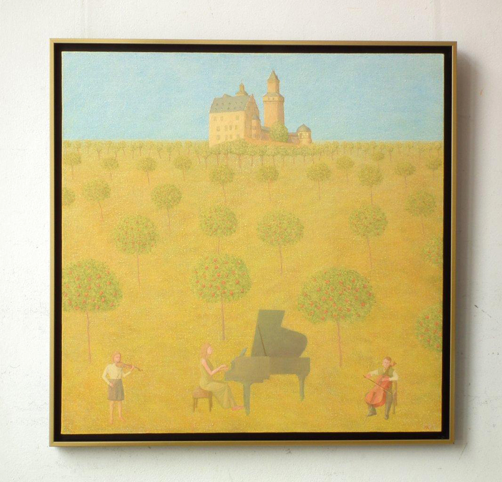 Mikołaj Kasprzyk - Trio von Kronberg (Oil on Canvas | Größe: 86 x 86 cm | Preis: 5000 PLN)