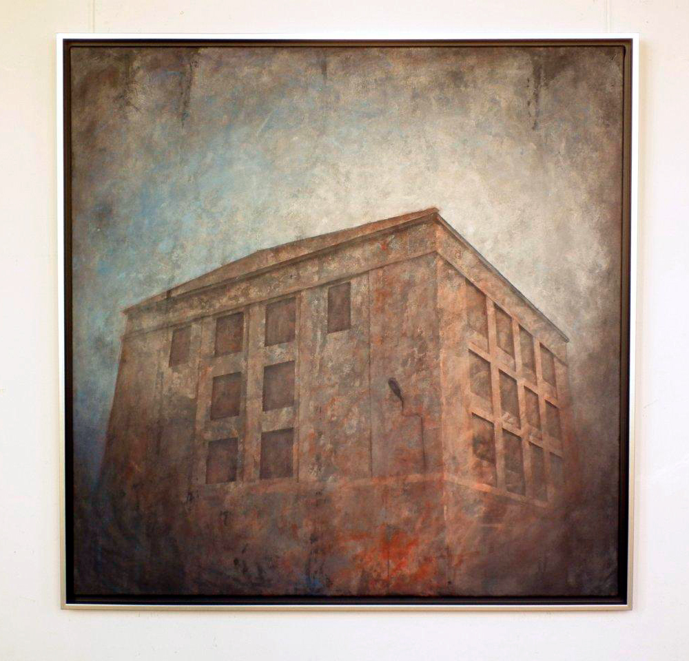 Joanna Pałys - Object A45 (Oil on Canvas | Wymiary: 100 x 100 cm | Cena: 6500 PLN)