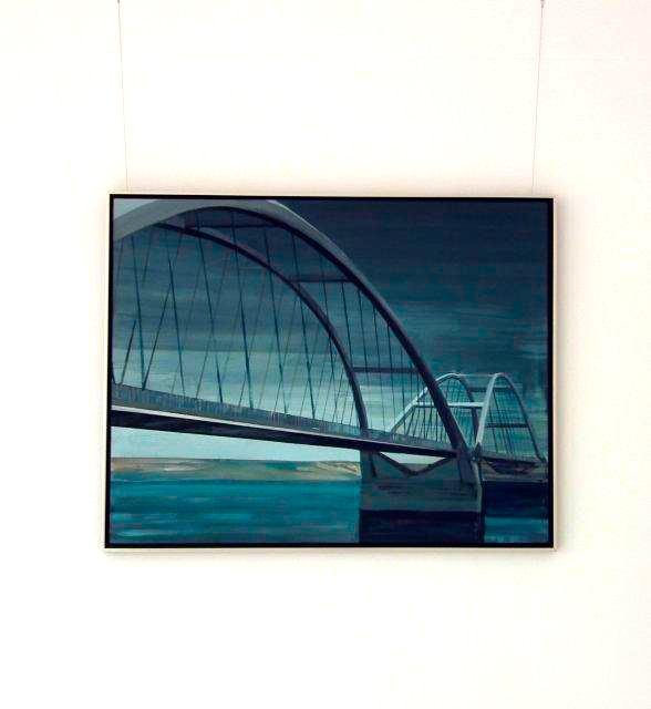 Maria Kiesner - Bridge (Tempera on Canvas | Wymiary: 145 x 115 cm | Cena: 9500 PLN)