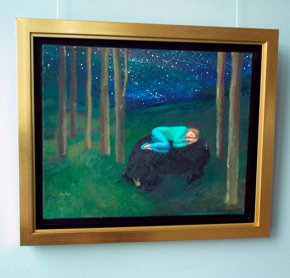 Katarzyna Karpowicz - Winter sleep I (Oil on Canvas | Size: 51 x 43 cm | Price: 3200 PLN)