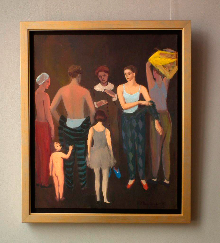 Katarzyna Karpowicz - Arrangements (Oil on Canvas | Size: 64 x 76 cm | Price: 4500 PLN)