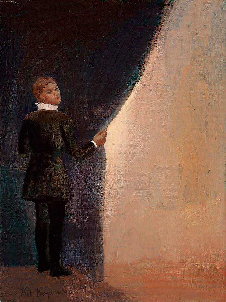 Katarzyna Karpowicz - K (Oil on Canvas | Size: 30 x 40 cm | Price: 3500 PLN)