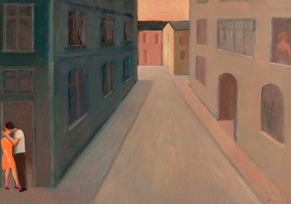 Katarzyna Karpowicz - Street 2 (Oil on Canvas | Größe: 92 x 65 cm | Preis: 4500 PLN)