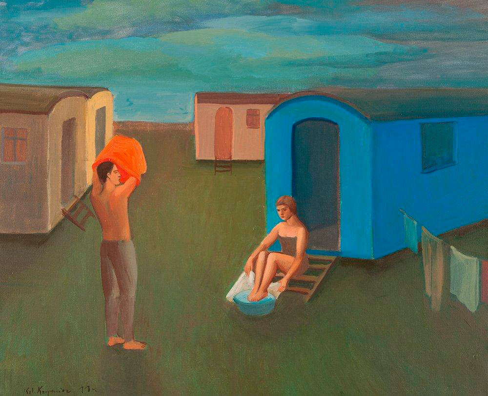 Katarzyna Karpowicz - Summer Morning (Oil on Canvas | Size: 70 x 60 cm | Price: 4500 PLN)