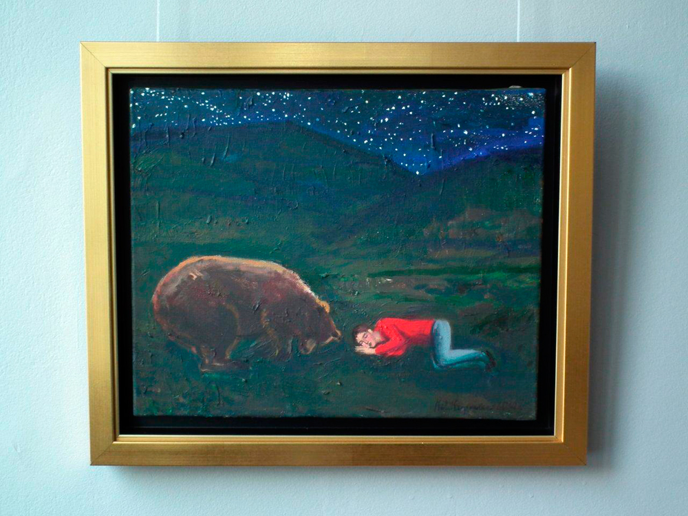 Katarzyna Karpowicz - Winter sleep II (Oil on Canvas | Size: 51 x 43 cm | Price: 3200 PLN)