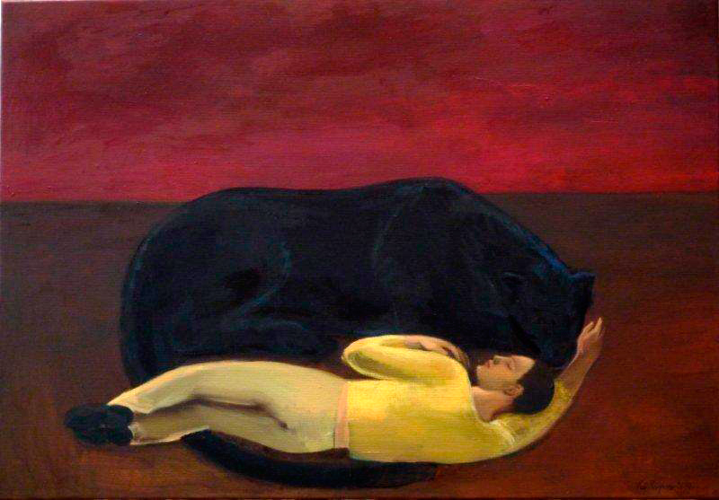Katarzyna Karpowicz - Dream about Lula (Oil on Canvas | Größe: 92 x 65 cm | Preis: 4000 PLN)