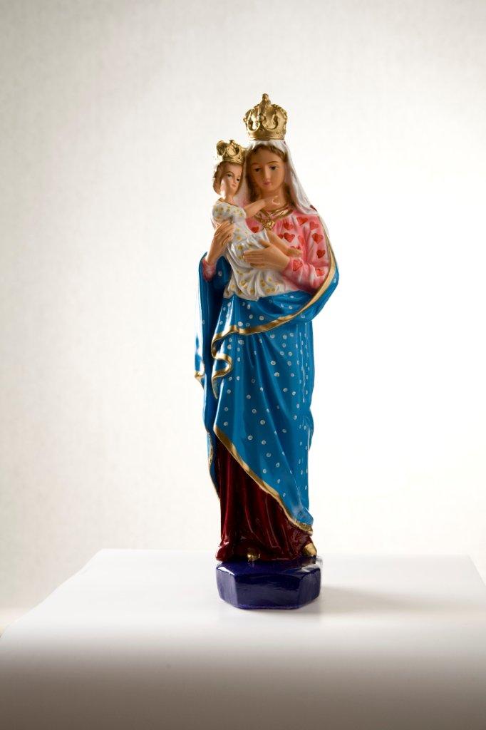 Jacek Łydżba - Madonna with Child (Gypsum, enamel | Size: 0 x 50 cm | Price: 900 PLN)