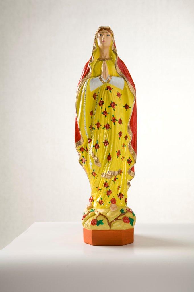 Jacek Łydżba - Our Lady of the Rosary (Our Lady of Fátima) I (Gypsum, enamel | Wymiary: 0 x 50 cm | Cena: 900 PLN)