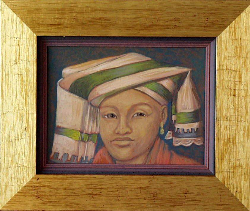 Bogna Gniazdowska - Chinese (Oil on Canvas | Size: 40 x 30 cm | Price: 2000 PLN)