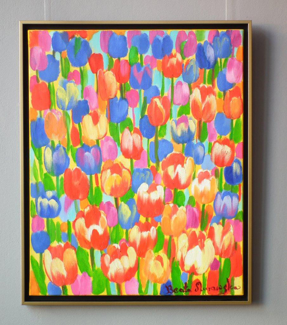Beata Murawska - Spring visit (Oil on Canvas | Wymiary: 70 x 87 cm | Cena: 4800 PLN)