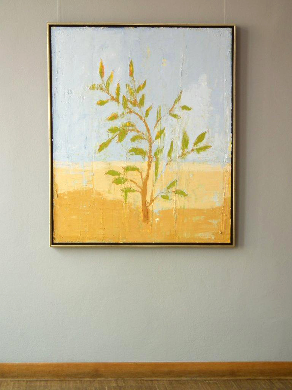 Jacek Łydżba - Little tree (Oil on Canvas | Size: 105 x 125 cm | Price: 7000 PLN)