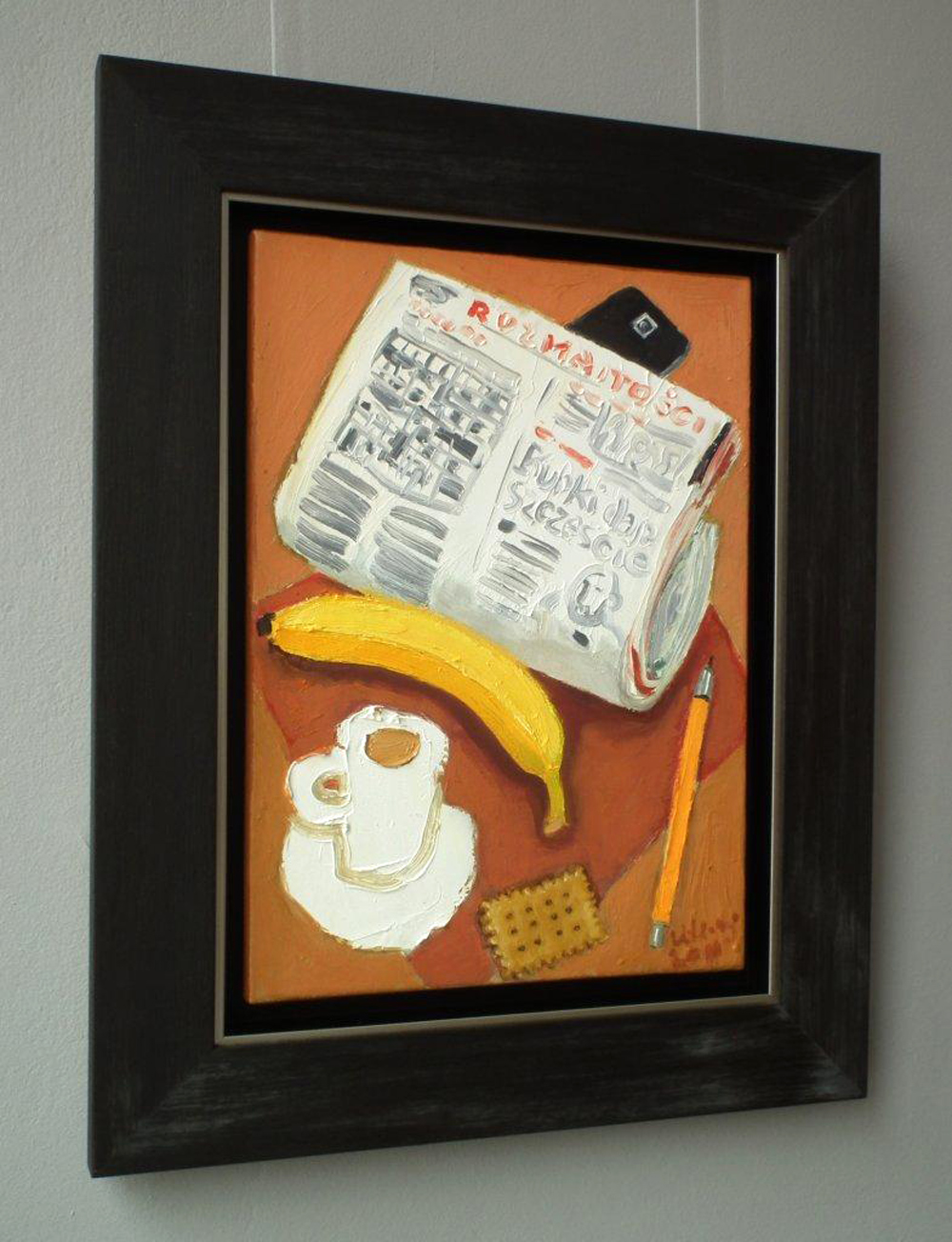Krzysztof Kokoryn - Still life to breakfastt (Oil on Canvas | Size: 51 x 64 cm | Price: 6500 PLN)