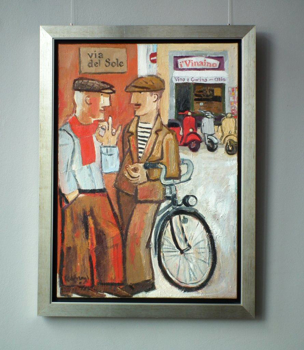 Krzysztof Kokoryn - Via del sole (Oil on Canvas | Wymiary: 78 x 105 cm | Cena: 8500 PLN)
