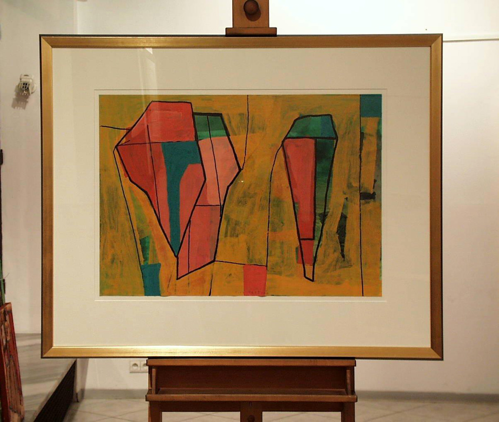 Ciro Beltrán - Untitled (Guache on Paper | Size: 95 x 75 cm | Price: 3500 PLN)