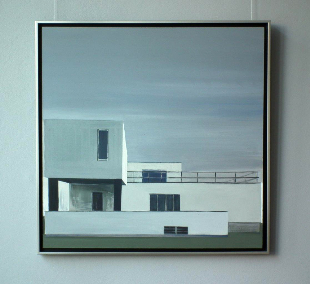 Maria Kiesner - Villa (Oil on Canvas | Größe: 95 x 95 cm | Preis: 6000 PLN)