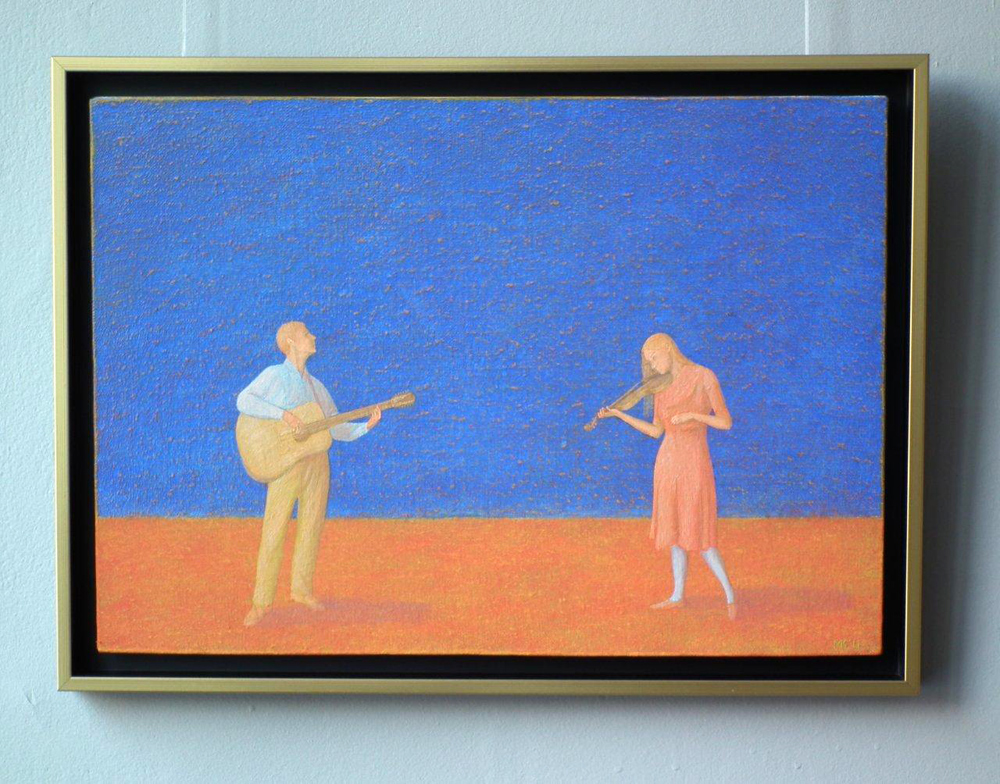 Mikołaj Kasprzyk - Duet (Oil on Canvas | Größe: 60 x 44 cm | Preis: 3500 PLN)