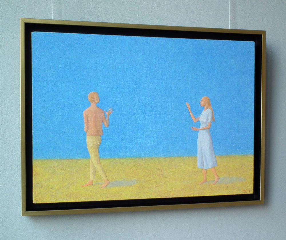 Mikołaj Kasprzyk - Follow me (Oil on Canvas | Größe: 60 x 44 cm | Preis: 3500 PLN)