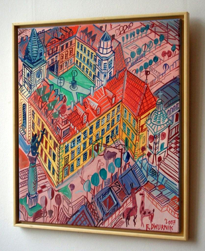Edward Dwurnik - Royal Castle (Oil on Canvas | Größe: 64 x 77 cm | Preis: 9000 PLN)