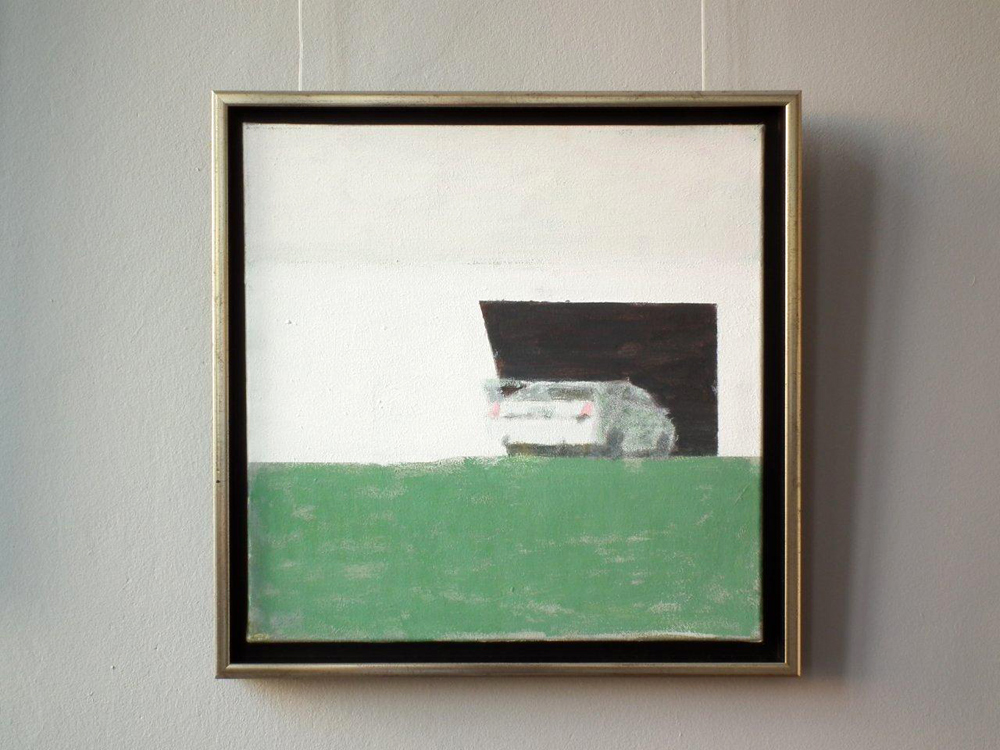 Radek Zielonka - Garage (Oil on Canvas | Größe: 45 x 45 cm | Preis: 3000 PLN)