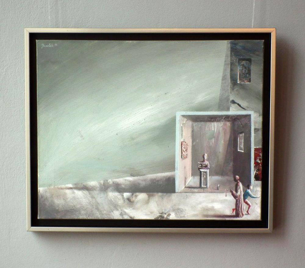Łukasz Huculak - The Legend of the Prodigal Student from Bologna (Oil on Canvas | Size: 55 x 45 cm | Price: 4500 PLN)