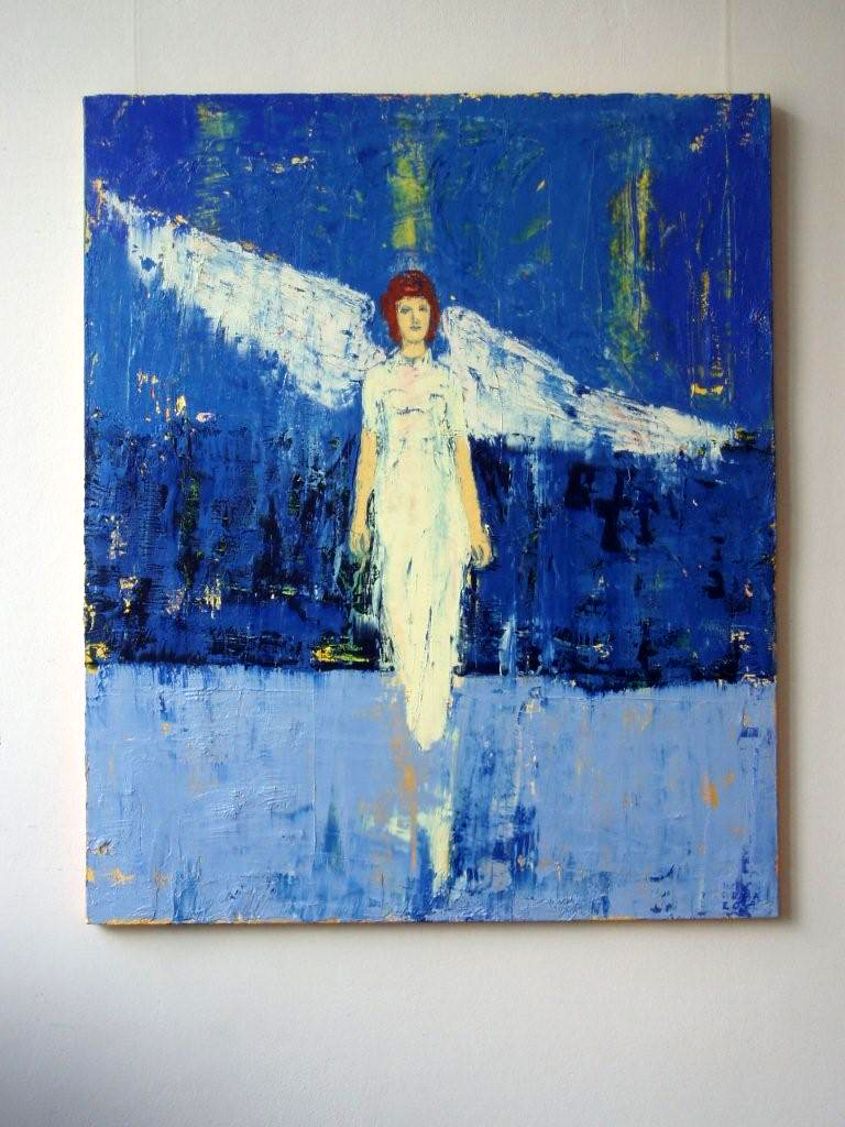 Jacek Łydżba - Angel (Oil on Canvas | Wymiary: 100 x 120 cm | Cena: 5000 PLN)