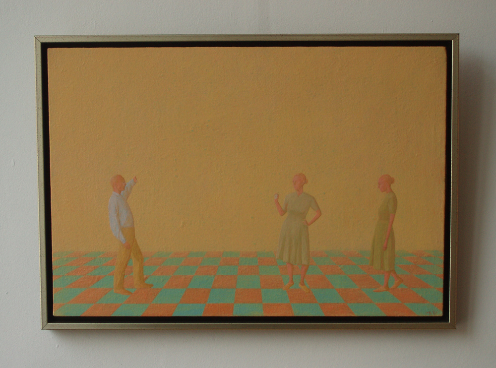 Mikołaj Kasprzyk - Reflection (Oil on Canvas | Wymiary: 65 x 46 cm | Cena: 3600 PLN)