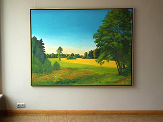 Tomasz Karabowicz : A dried lake : Oil on Canvas