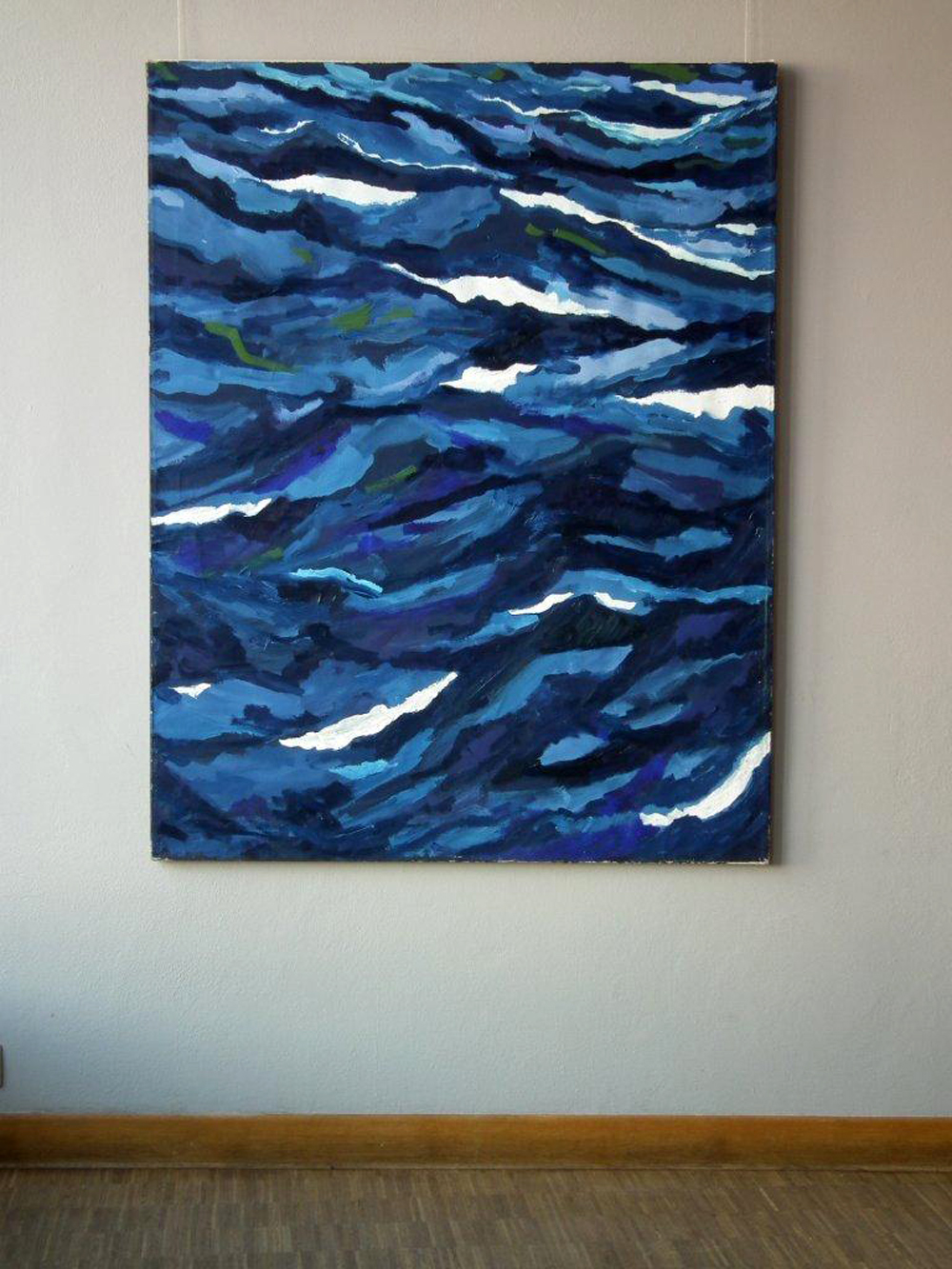 Edward Dwurnik - Waves (Oil on Canvas | Size: 114 x 146 cm | Price: 30000 PLN)