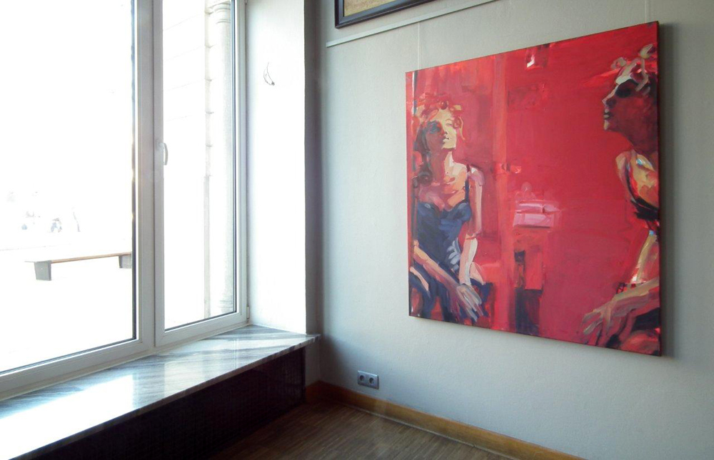 Katarzyna Swinarska - Tendress in Berlin (Oil on Canvas | Wymiary: 120 x 135 cm | Cena: 9000 PLN)