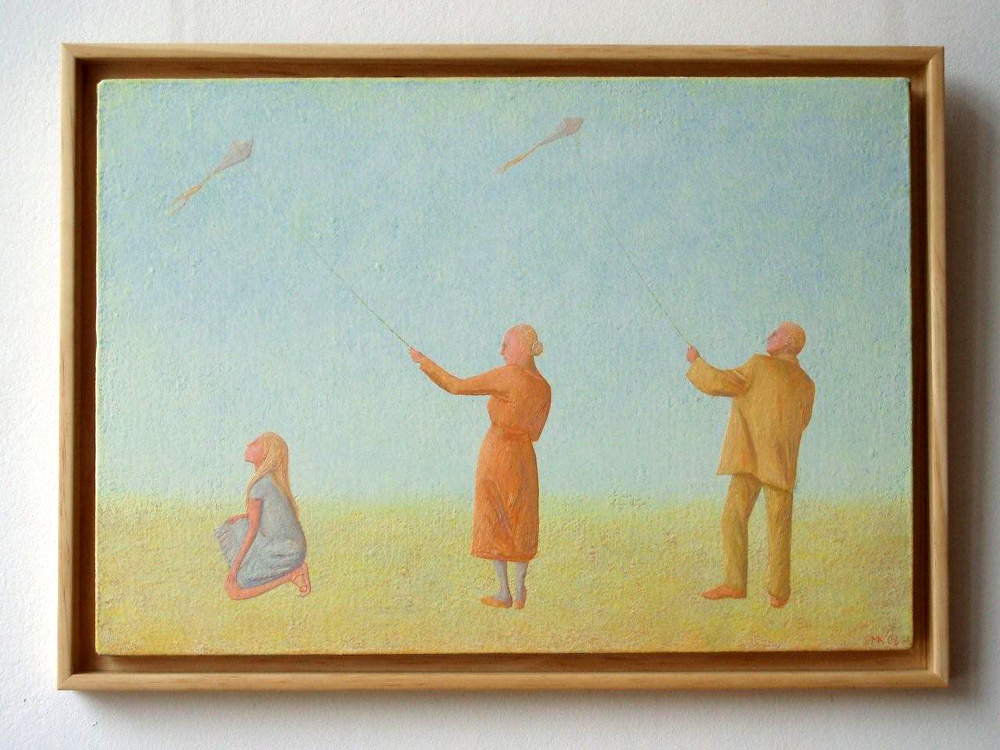 Mikołaj Kasprzyk - Kites (Oil on Canvas | Size: 60 x 44 cm | Price: 3500 PLN)