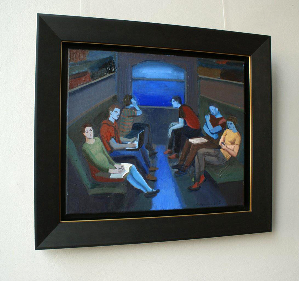 Katarzyna Karpowicz - Night journey (Oil on Canvas | Größe: 72 x 63 cm | Preis: 4800 PLN)