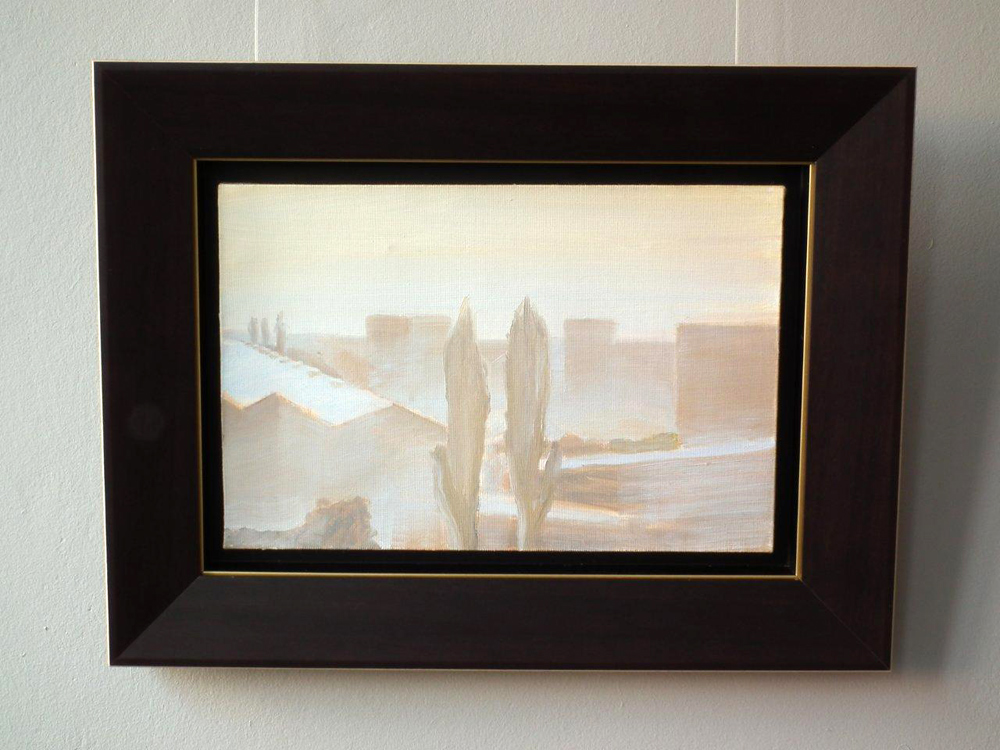 Piotr Bukowski - Misty landscape (Oil on Canvas | Größe: 58 x 44 cm | Preis: 3800 PLN)
