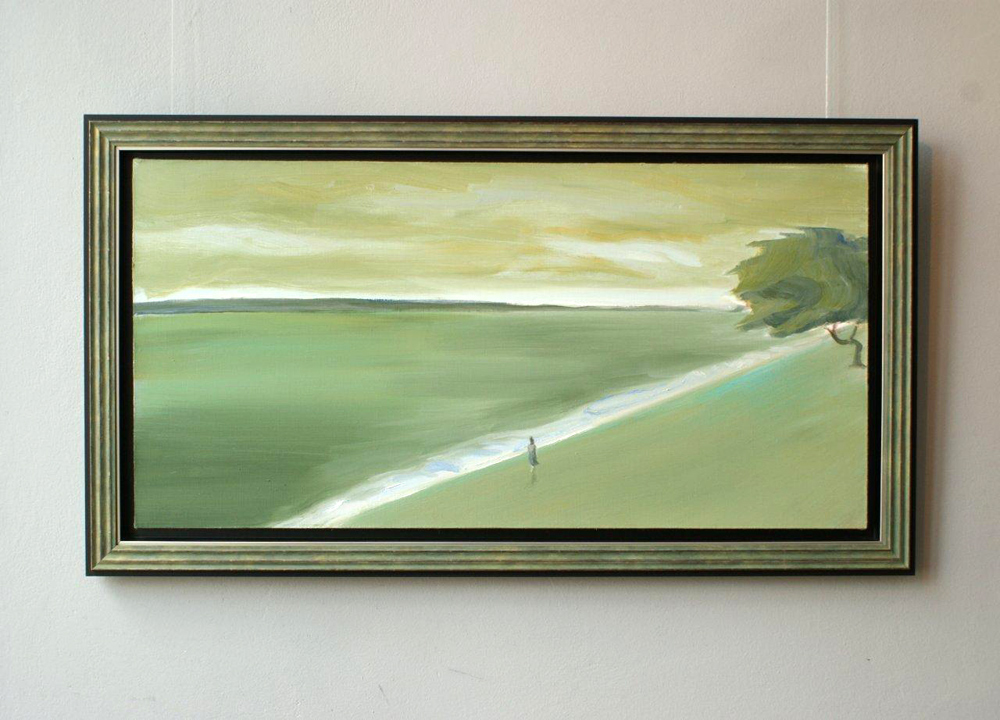 Piotr Bukowski - Walk in the wind (Oil on Canvas | Größe: 114 x 63 cm | Preis: 4800 PLN)