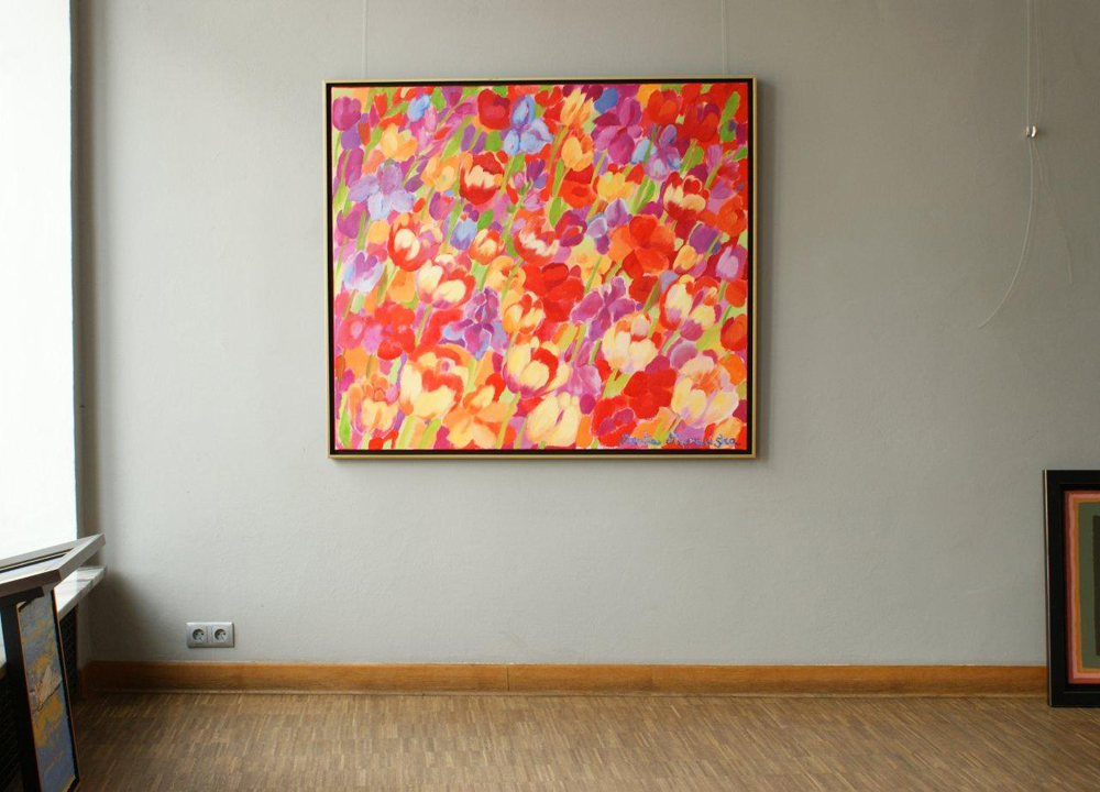 Beata Murawska - Garden (Oil on Canvas | Size: 135 x 120 cm | Price: 6500 PLN)