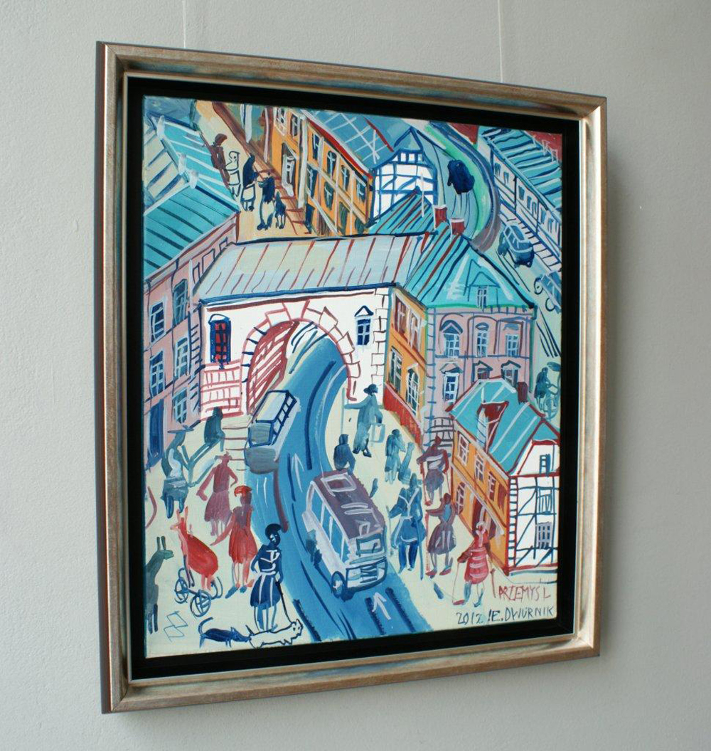 Edward Dwurnik - Przemyśl (Oil on Canvas | Size: 56 x 65 cm | Price: 6000 PLN)