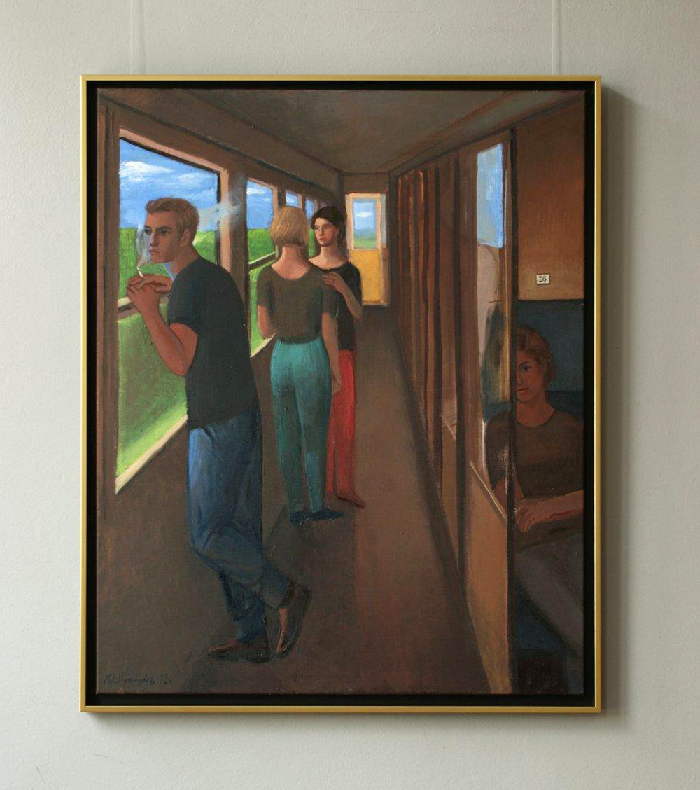 Katarzyna Karpowicz - Trip to Sz. (Oil on Canvas | Größe: 86 x 105 cm | Preis: 6500 PLN)